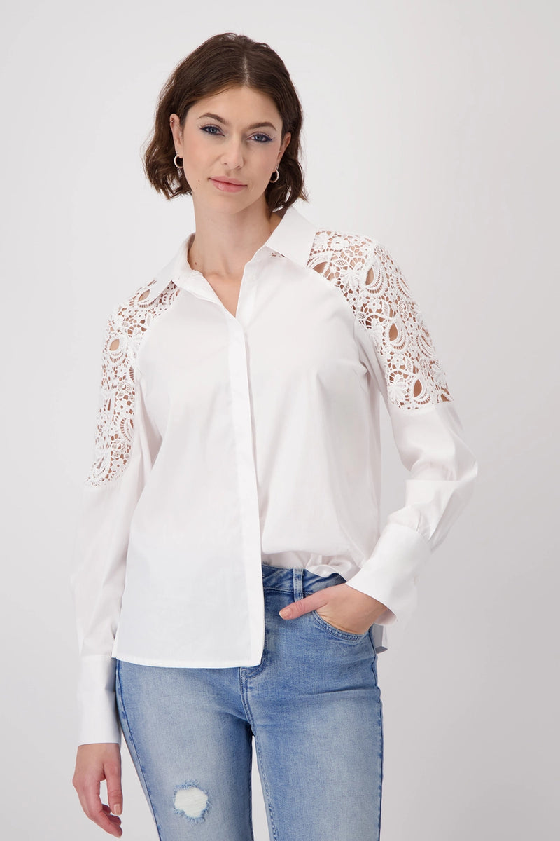 Monari Blouse with Lace Detail 409400