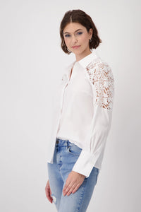 Monari Blouse with Lace Detail 409400