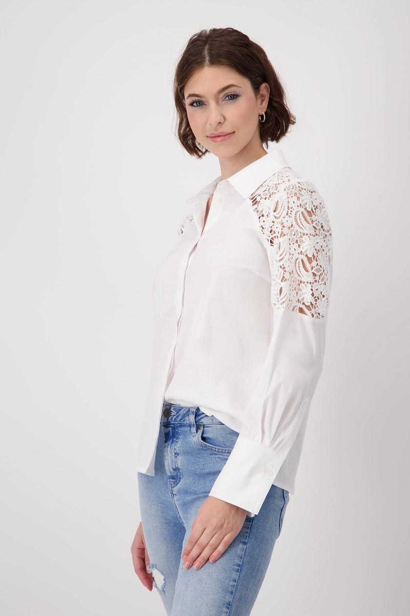 Monari Blouse with Lace Detail 409400