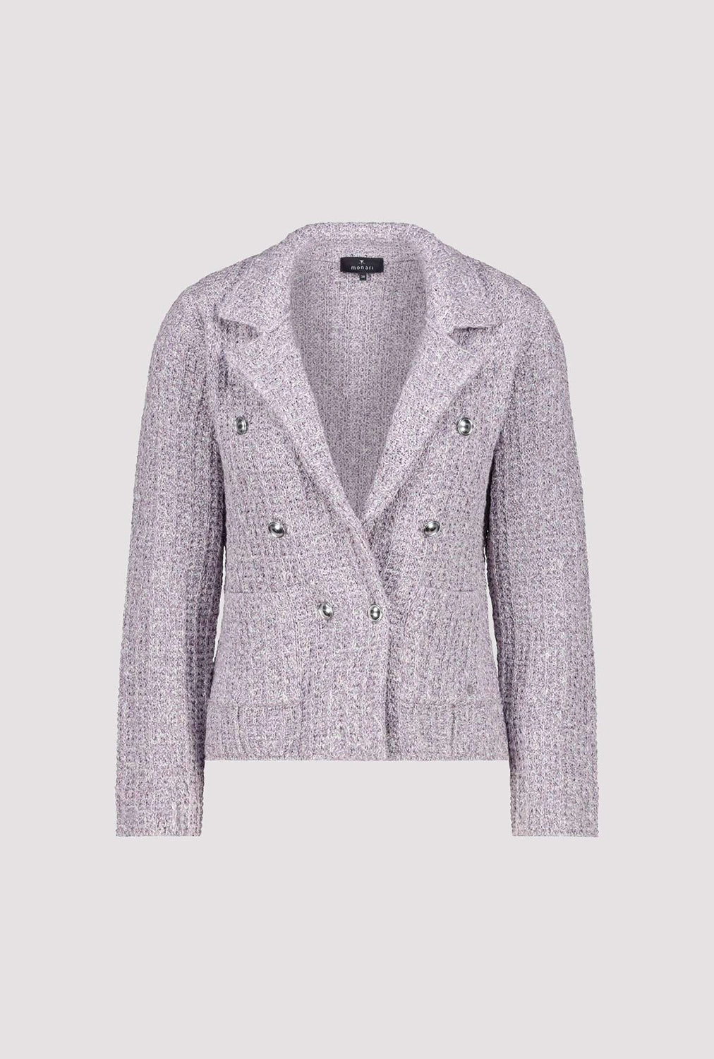 Monari Tweed Knitted Blazer 409446