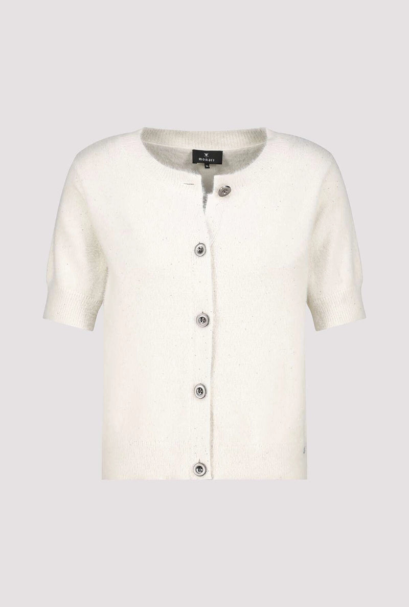 Monari Fleecy Cardigan with Sequins 409468