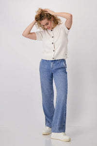 Monari Fleecy Cardigan with Sequins 409468