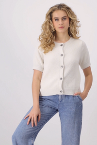 Monari Fleecy Cardigan with Sequins 409468