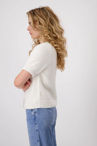 Monari Fleecy Cardigan with Sequins 409468