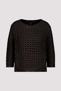 Monari Knitted Jumper with Sequins 409473