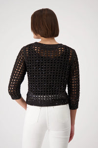 Monari Knitted Jumper with Sequins 409473