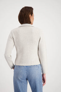Monari Tweed knitted blazer 409479