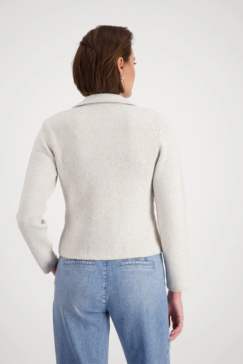 Monari Tweed knitted blazer 409479