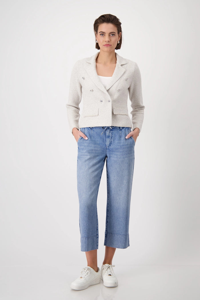 Monari Tweed knitted blazer 409479