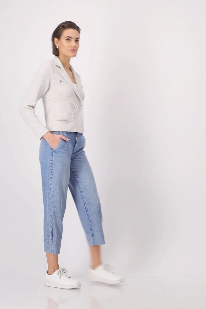 Monari Tweed knitted blazer 409479