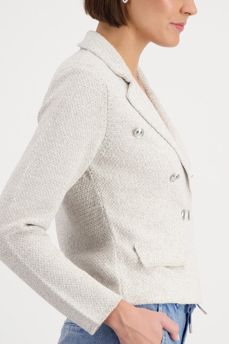 Monari Tweed knitted blazer 409479