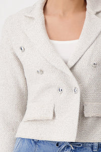 Monari Tweed knitted blazer 409479