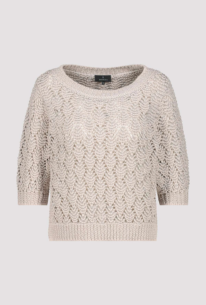 Monari Knitted Jumper with Lurex 409480