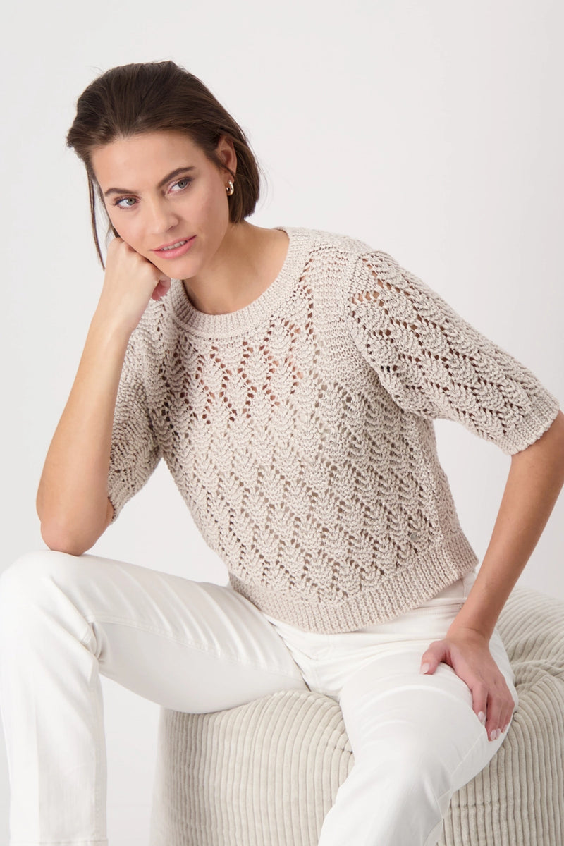 Monari Knitted Jumper with Lurex 409480