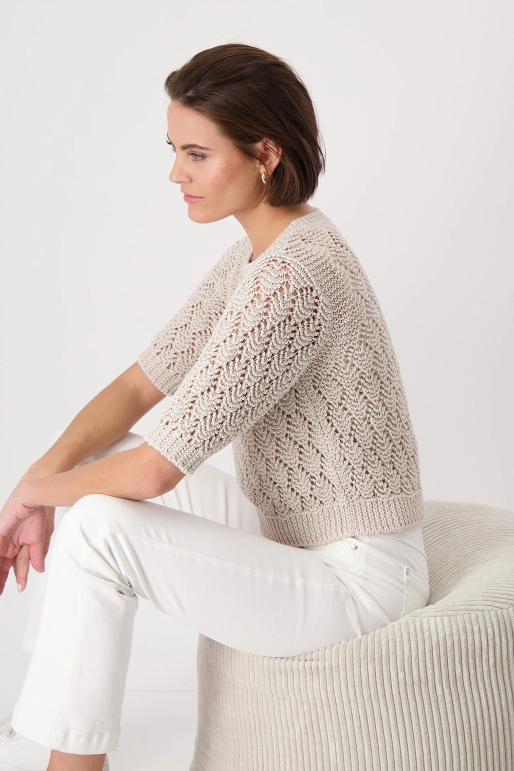Monari Knitted Jumper with Lurex 409480