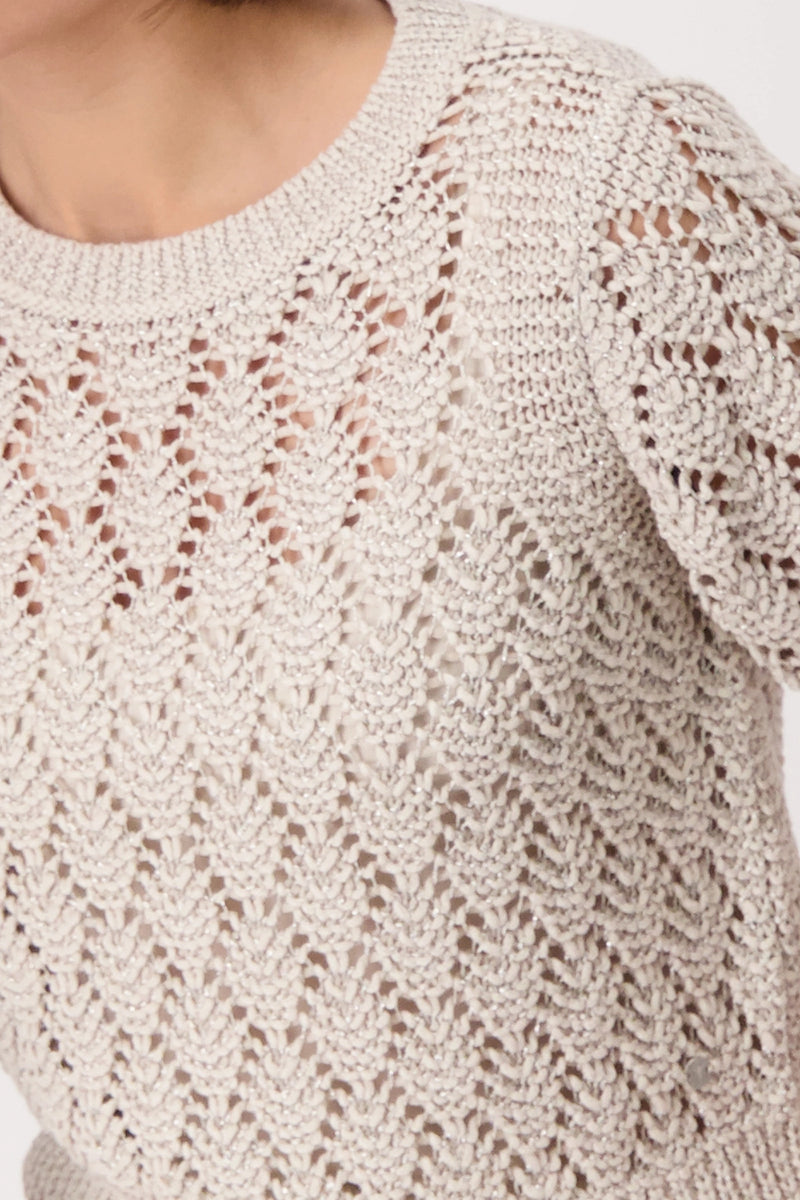 Monari Knitted Jumper with Lurex 409480
