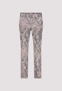 Monari Cargo Trousers with Tiger Pattern 409490