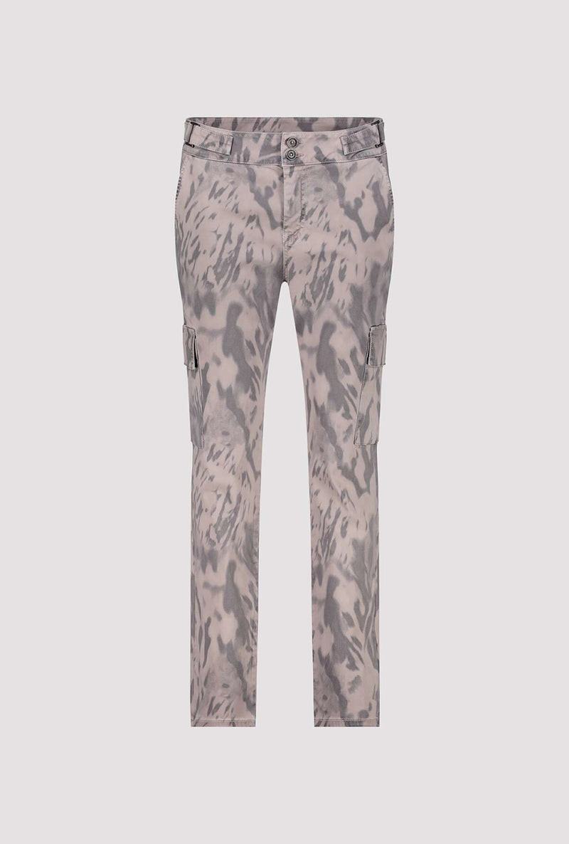 Monari Cargo Trousers with Tiger Pattern 409490