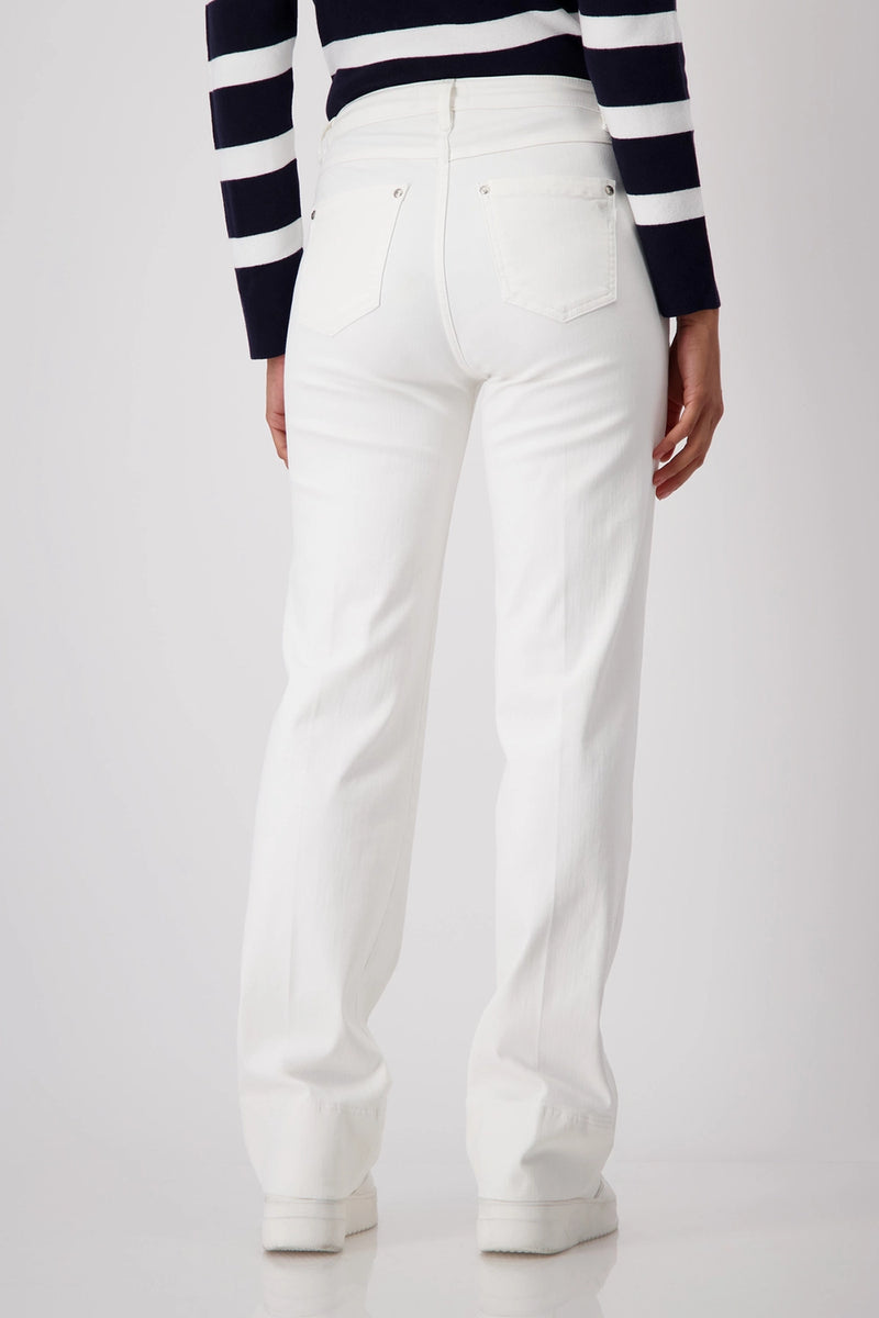 Monari Trousers with Chains at Waistband 409491