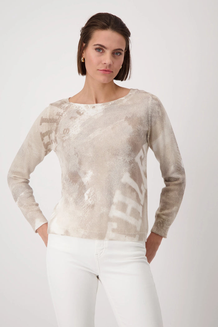 Monari Jumper with batik pattern 409503