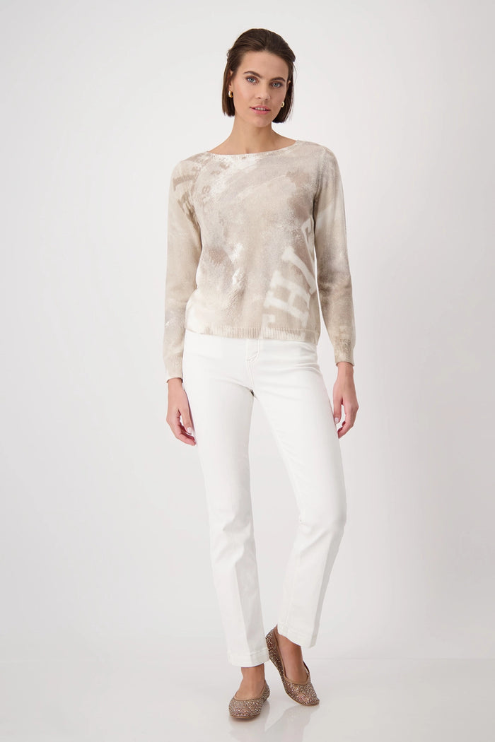 Monari Jumper with batik pattern 409503