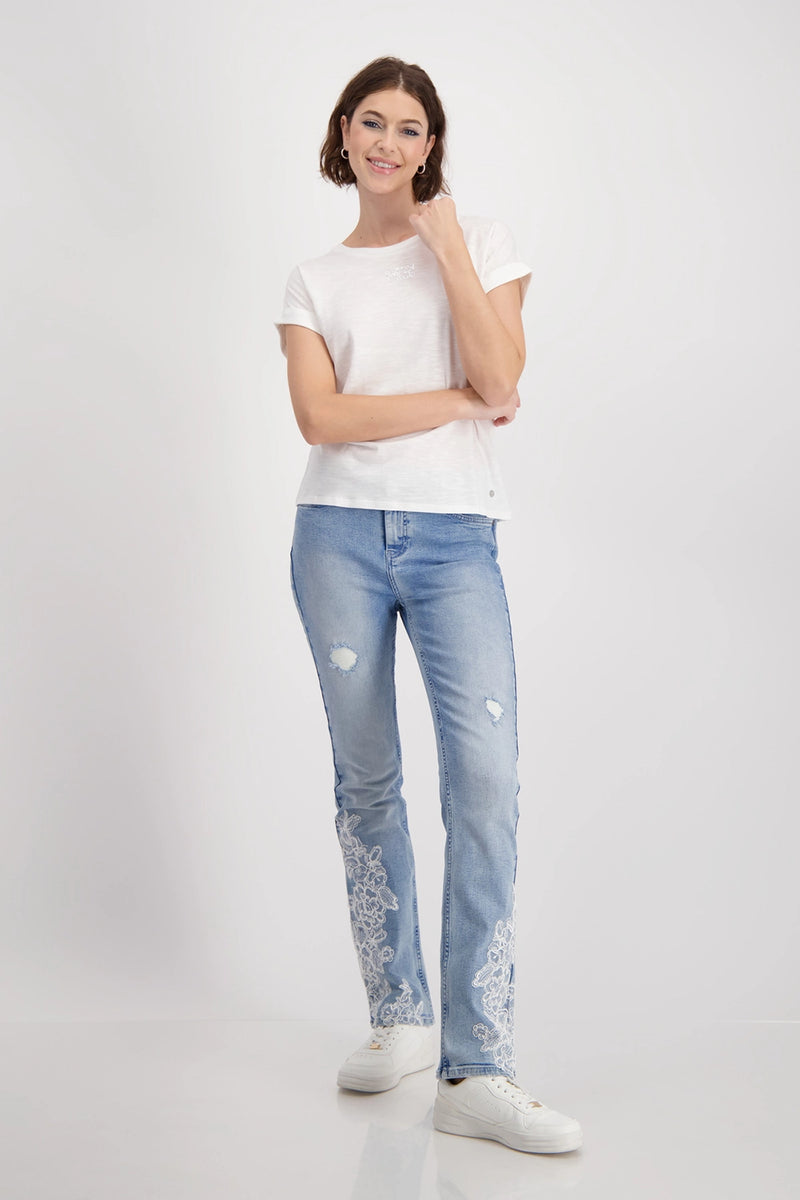 Monari T-shirt with Embellishment  409522