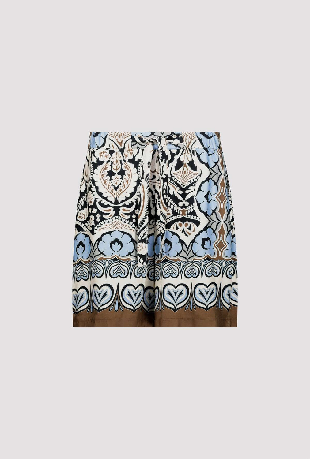 Monari Bermuda shorts with ornamental pattern 409576