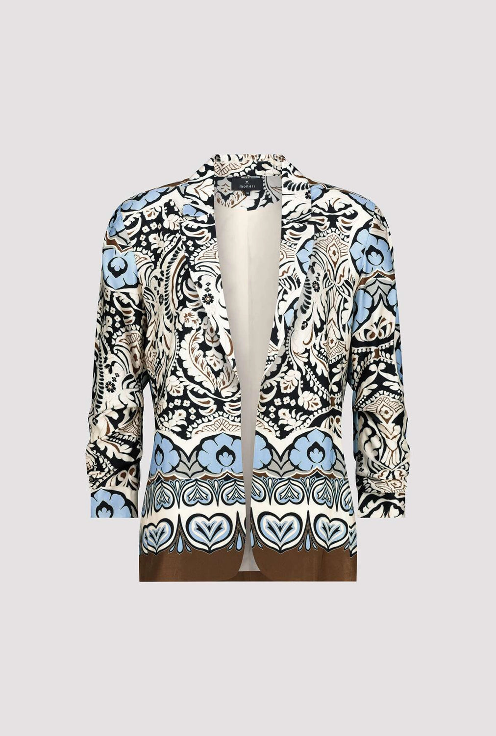 Monari Blazer with ornamental pattern 409577