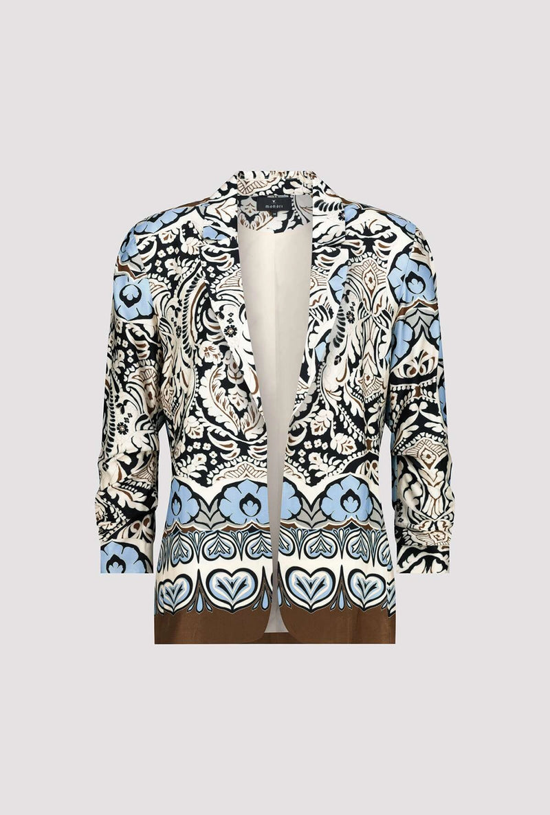Monari Blazer with ornamental pattern 409577
