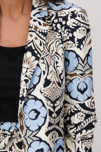 Monari Blazer with ornamental pattern 409577