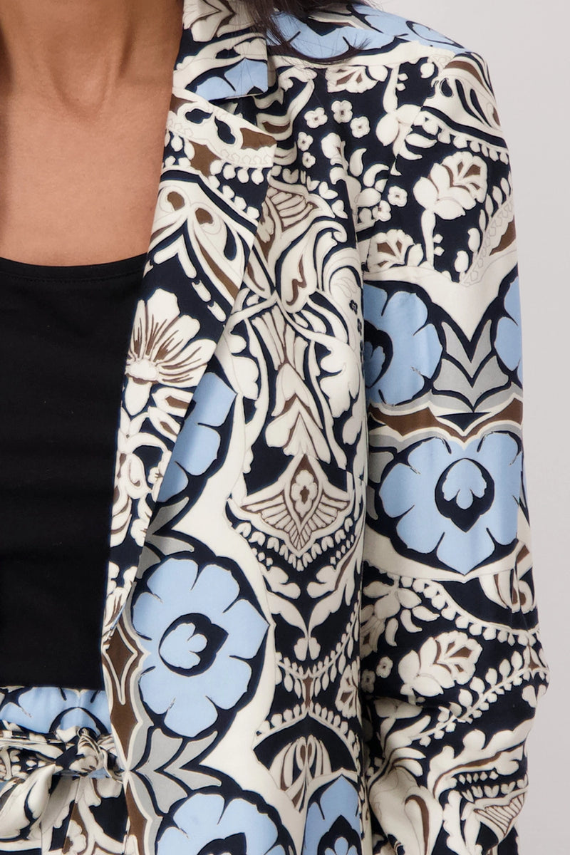 Monari Blazer with ornamental pattern 409577
