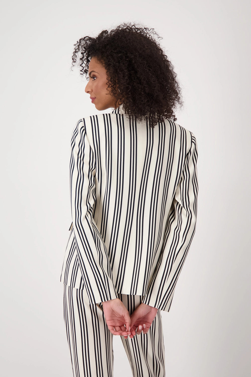 Monari Striped blazer 409596