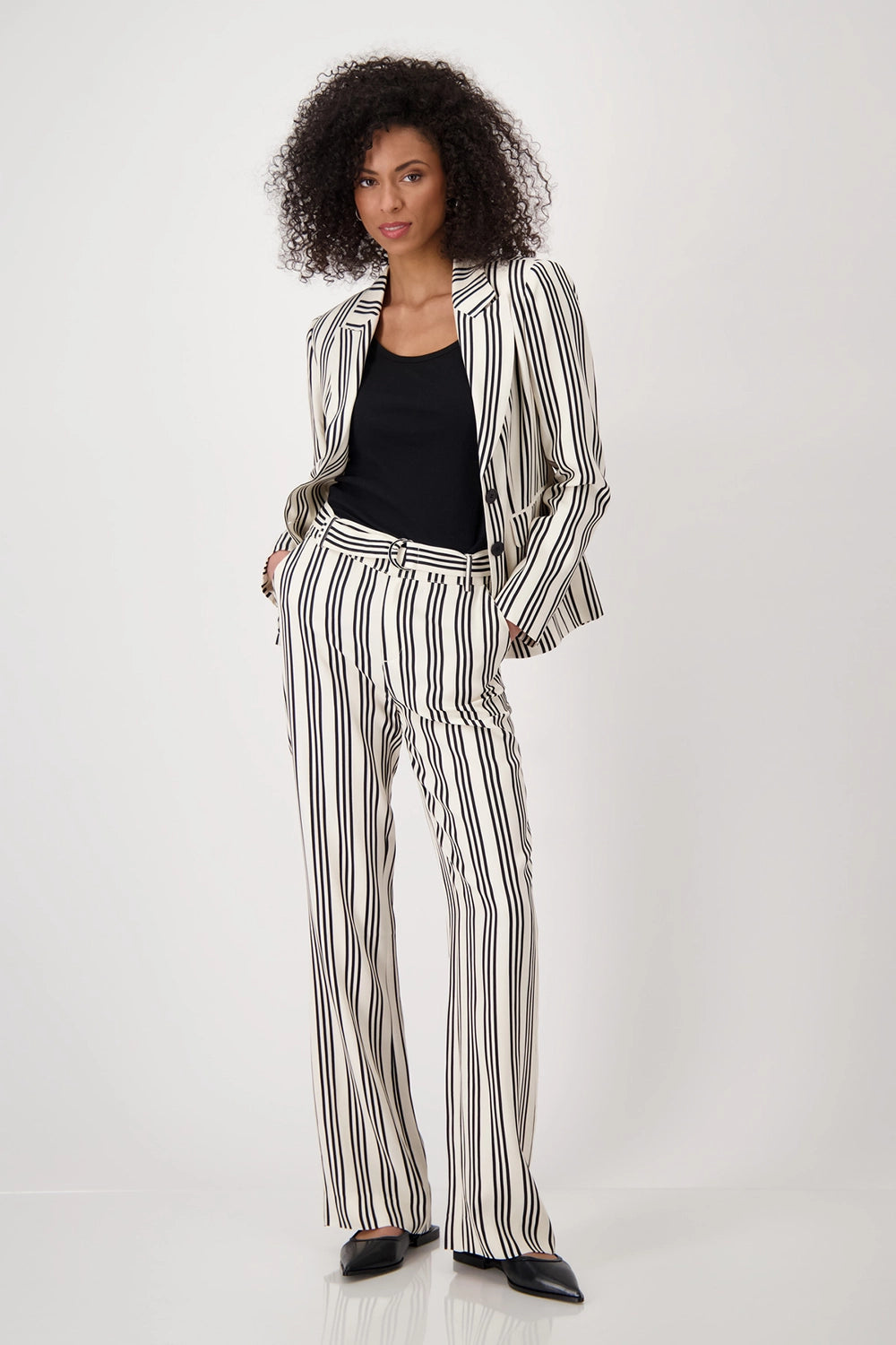 Monari Striped blazer 409596
