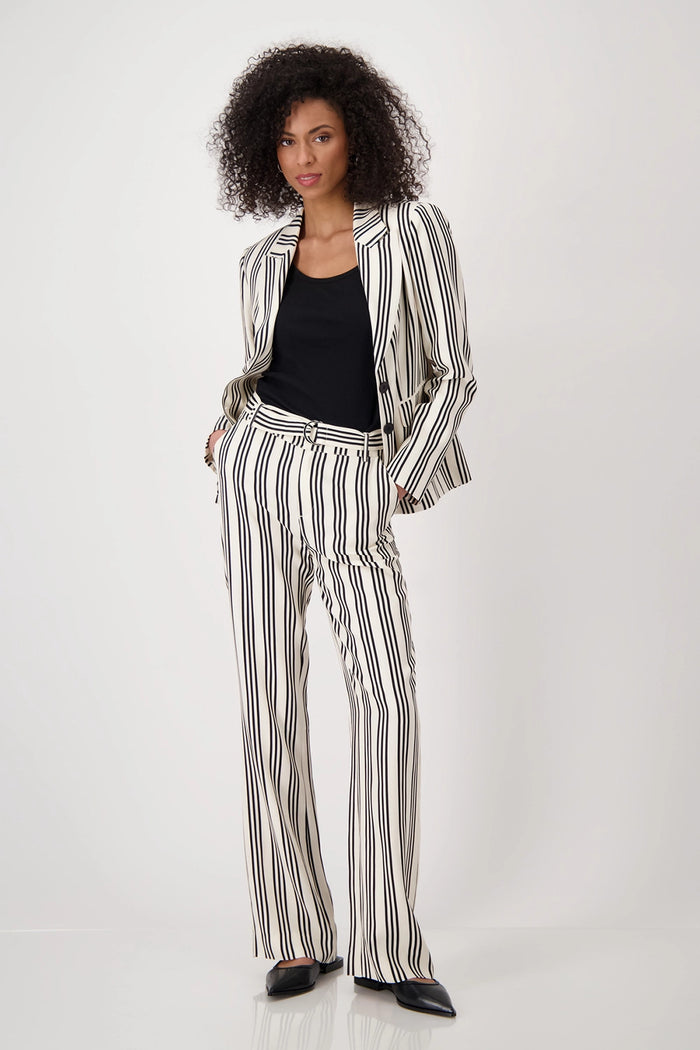 Monari Striped blazer 409596