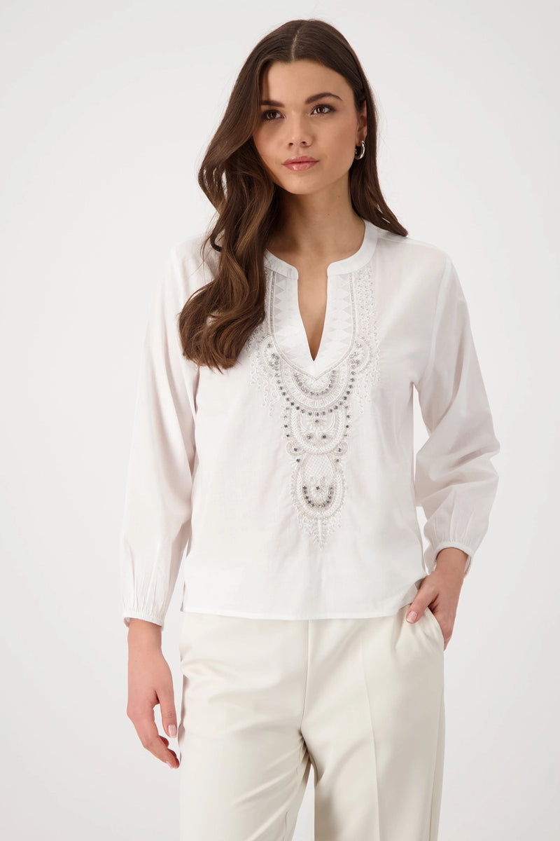 Monari Decorated blouse 409653