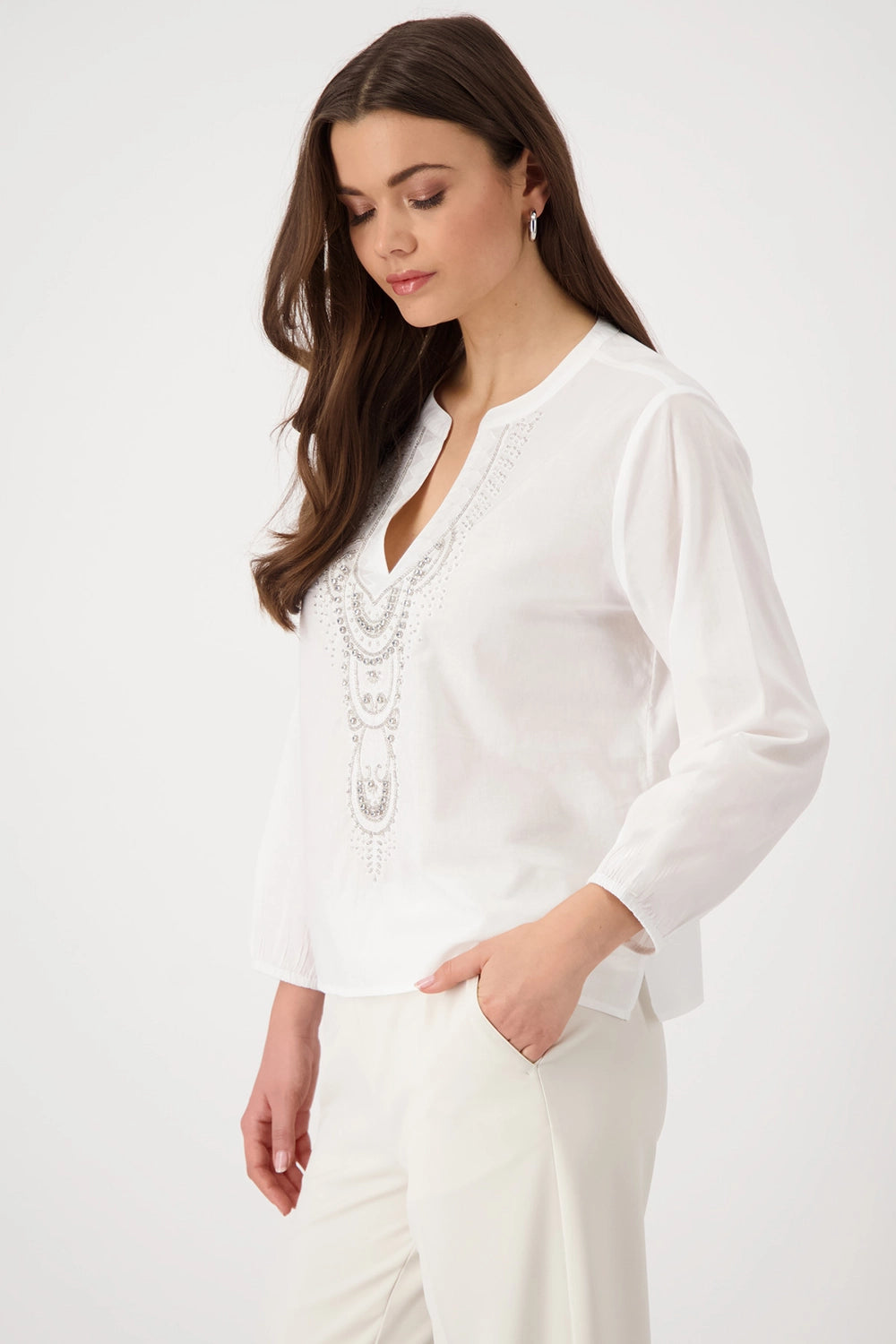 Monari Decorated blouse 409653