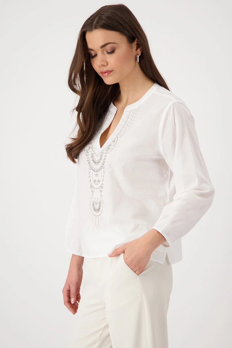 Monari Decorated blouse 409653