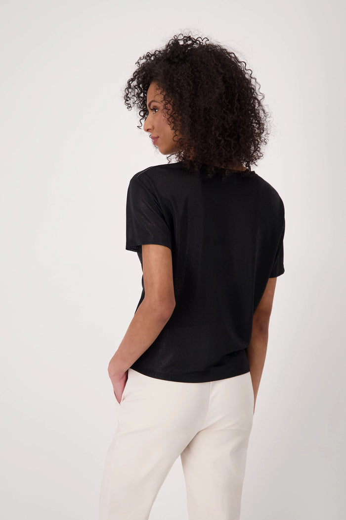 Monari T-shirt with lacquer finish 409682