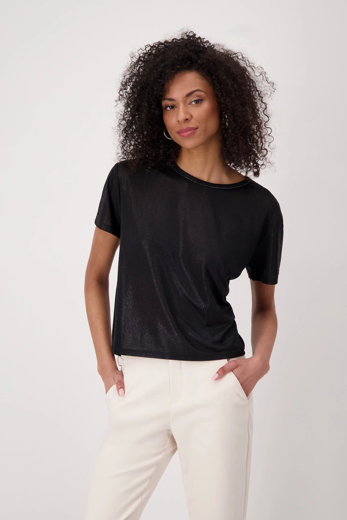 Monari T-shirt with lacquer finish 409682