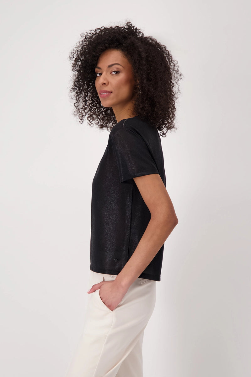 Monari T-shirt with lacquer finish 409682