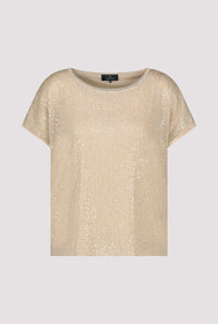 Monari T-shirt with sequins 409685
