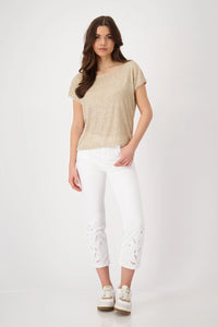 Monari T-shirt with sequins 409685
