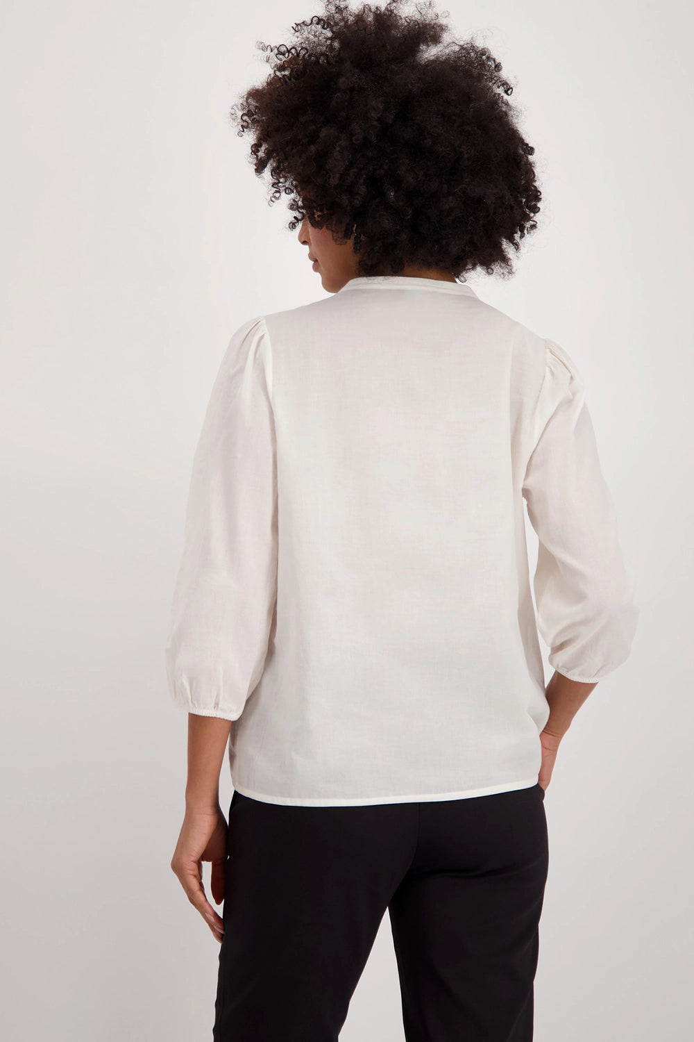 Monari Blouse with floral pattern 409693