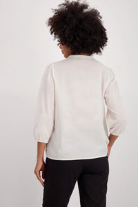 Monari Blouse with floral pattern 409693