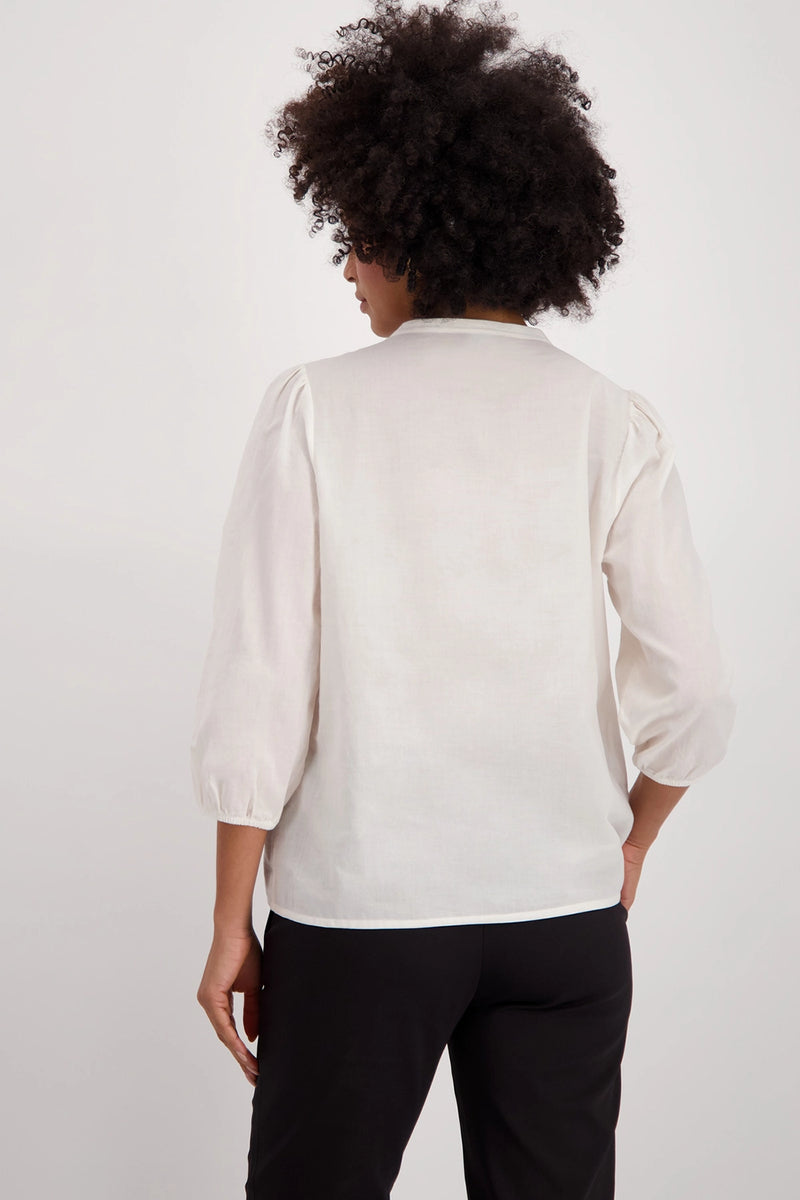Monari Blouse with floral pattern 409693