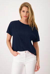 Monari Blouse shirt with chest pocket 409702