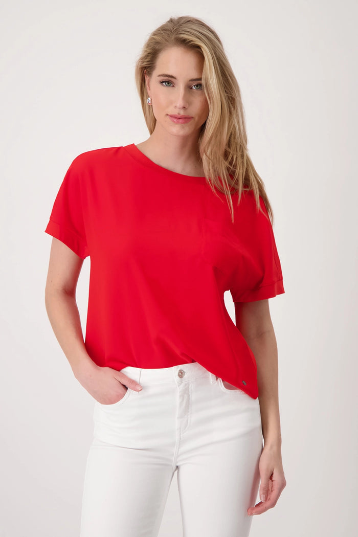 Monari Blouse shirt with chest pocket 409702