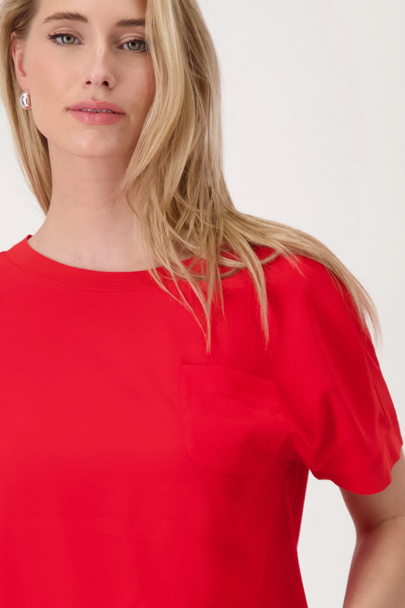 Monari Blouse shirt with chest pocket 409702
