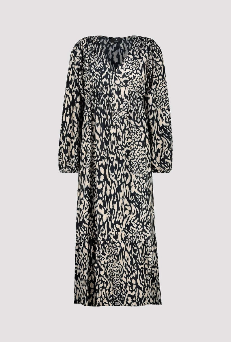 Monari Maxi dress with leopard pattern 409704