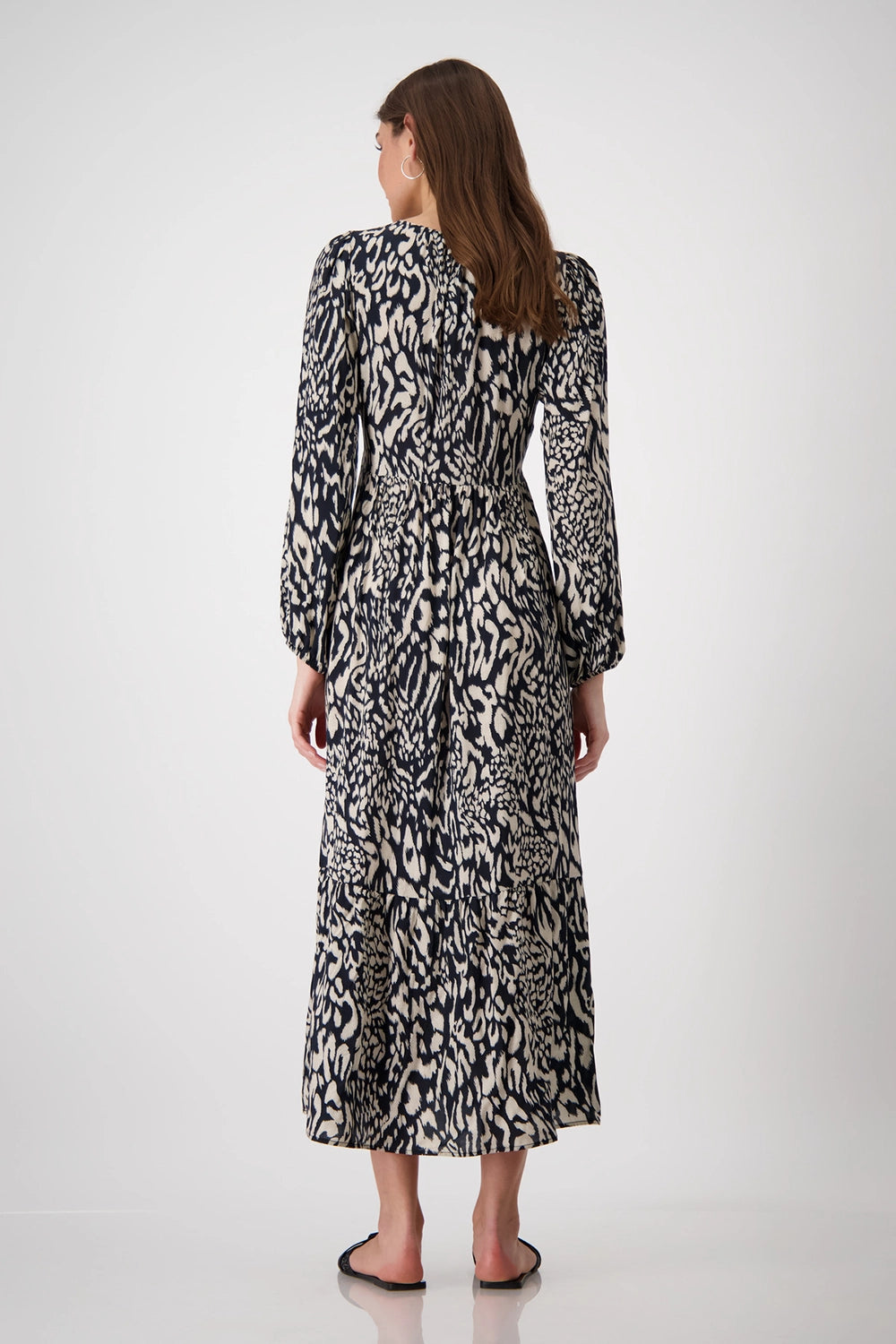 Monari Maxi dress with leopard pattern 409704